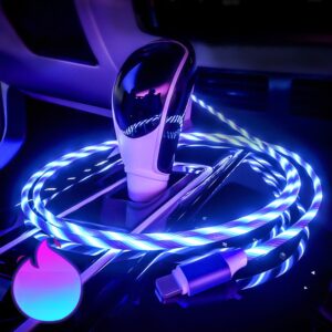 ✨ Cabo Magnético 3 em 1 com Luz LED